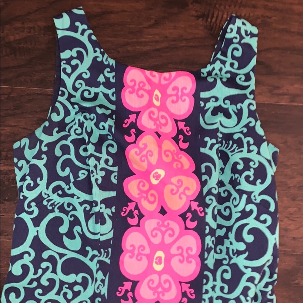Lilly Pulitzer Fountain Hopping Delia Shift Dress - Picture 3 of 5